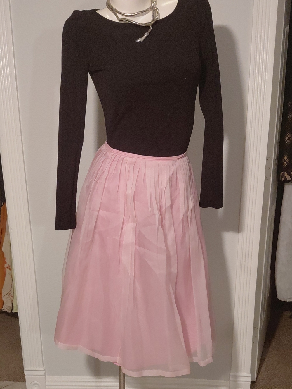 Lafayette 148 Pink Midi Skirt